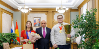 Игорь Артамонов встретился с титулованными липецкими спортсменами - Народное слово